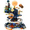 Set di Blocchi da Costruzione Meccanico Planetario del Sistema Solare - Giocattolo Educativo Architettonico STEM e Regalo di Natale per Bambini