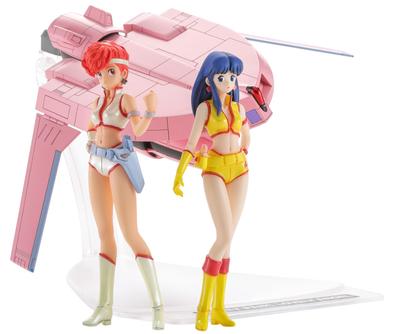 Hasegawa Creator Works Series Dirty Pair Kei Yuri Angel Scale Kunststoffmodell CW24 & mit Lovely 1/20