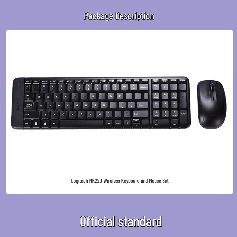 

Logitech MK220 Wireless Keyboard and Mouse Combo