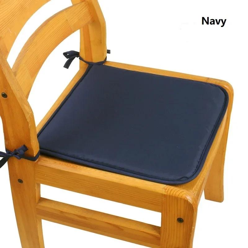 

Подушка Конфетных Цветов Садовая Ткань Однотонная Квадратная Подушка Подушка для Европейского Обеденного Стула Креативная Диванная Тканевая Подушка 40*40см 1PC тёмно-синий