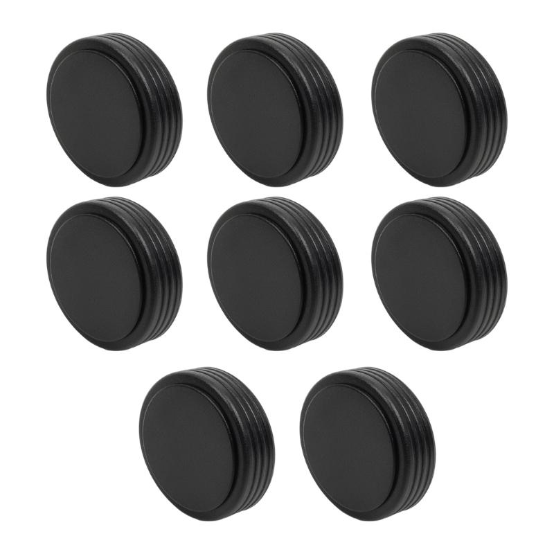 

8 штук Универсальные силиконовые чехлы на колеса багажа Защита от шума Защита от царапин Защита от перекатывания Дорожные аксессуары чёрный