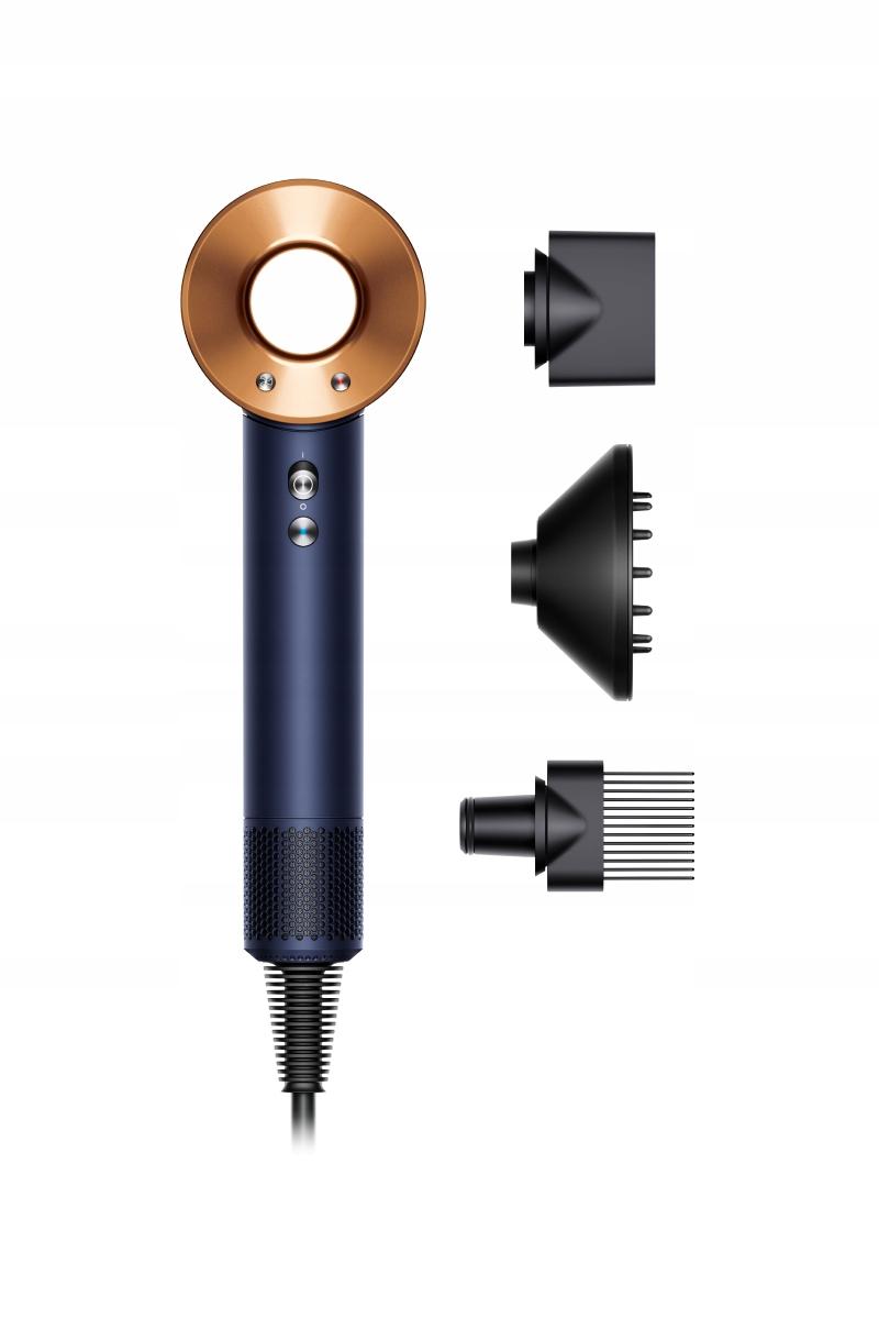 Dyson Bleu De Prusse Cuivré Sèche-Cheveux Supersonic Cheveux Bouclés A Frisés Bleu De Prusse Cuivre - Image 4