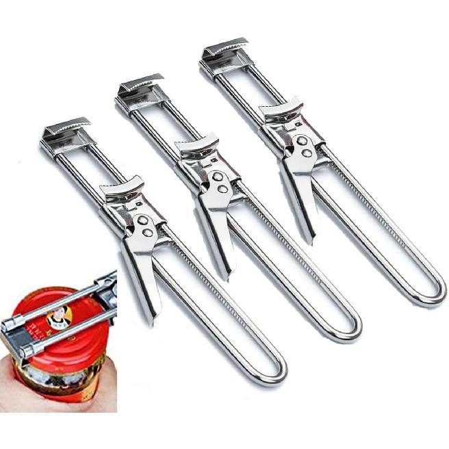 zengxiaoyun® Master Jar & Bottle Opener, Adjustable Multifunctional Stainless Steel Can Opener Jar Lid Gripper, Manual,Kitchen Accessories