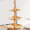 Metal Cupcakes and Fruits Tray Effective Stainless Steel Fruit and Candy Stands Organizers for Special Event