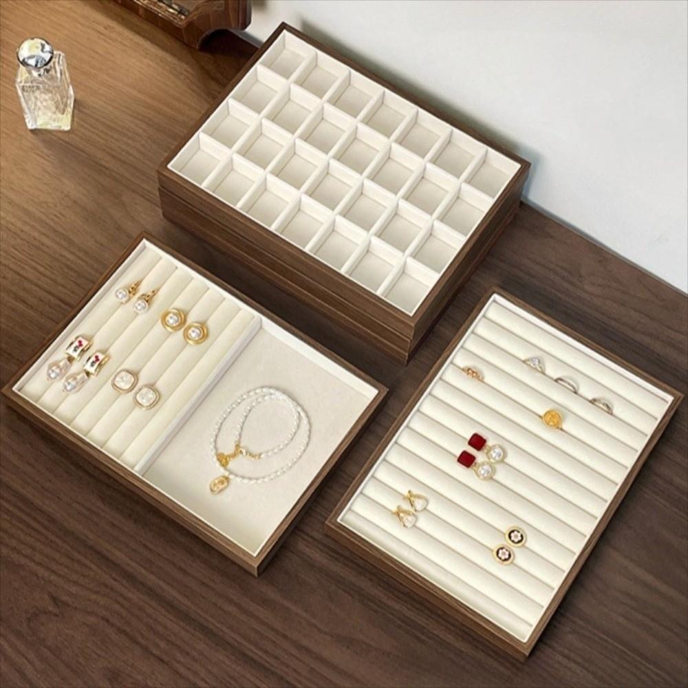 Multifunctional Jewellery Box Walnut Wood Jewelry Organizer  Jewelry Photography