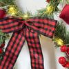 Christmas Snowman Wreath Decoration Light Up Christmas Wreath For Front Door Holiday Wreaths With Red Hat Scarf For Home Door Wall Decor