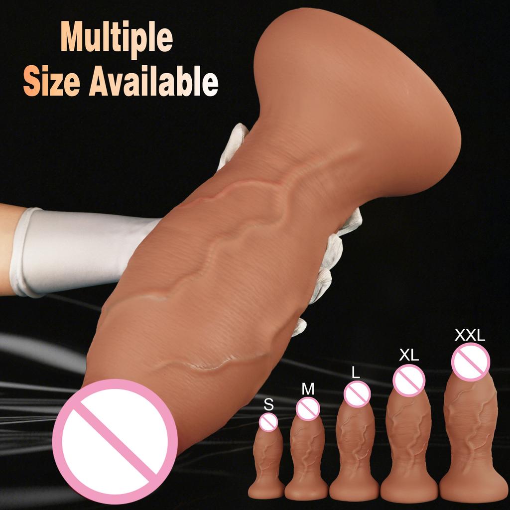 Super Large And Thick Female Egg Free Penis Silicone Simulation Soft Meat Penis For Couples To Satisfy Masturbation Device Adult Sex Toy