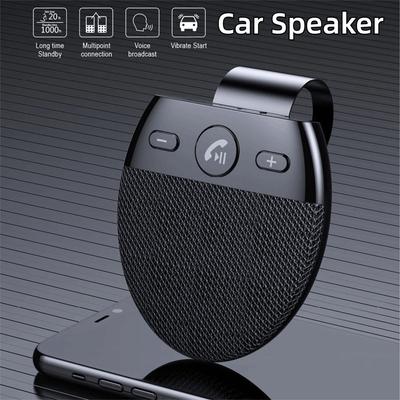 Bluetooth 5.0 Bluetooth Speakerphone High Definition Voice Wireless Car Speaker  Vehicle Use