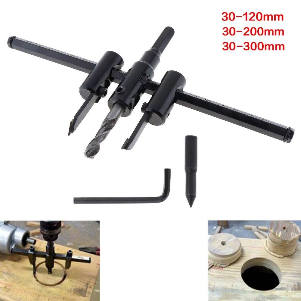 Adjustable Hole Cutter 45 Degrees Chamfer Circle Hole Cutter Drill Bit  DIY Tool