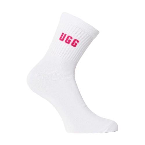 UGG Unisex Adult Quinlin Logo Socks (Pack of 2)