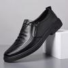 The First Layer Of Cowhide Men'S Casual Single Shoes Is One-Pedal Genuine Leather Men'S Shoes Soft-Faced Middle-Aged And Elderly Father Leather Shoes