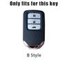 Car Key Case Cover For Honda Accord Fit Lucky Vezel City Civic CR-V HR-V Jade Jazz BRV BR-V HR-V Shuttle Pilot Crider Odyssey
