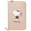 Marimo Craft Sanrio Characters Natural Quilting Series Multi-Case, Hello Kitty, My Melody, Little Twin Stars, Passbook Case, Pouch, Storage Case, Appr
