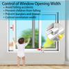 1/4pcs Door Window Lock Stopper Adjustable Security Window Door Lock with Key Wrench Door Frame Security Lock Children Guards