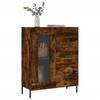 Sideboard Smoked Oak 69.5 X 34 X 90 Cm Wood Based Panel