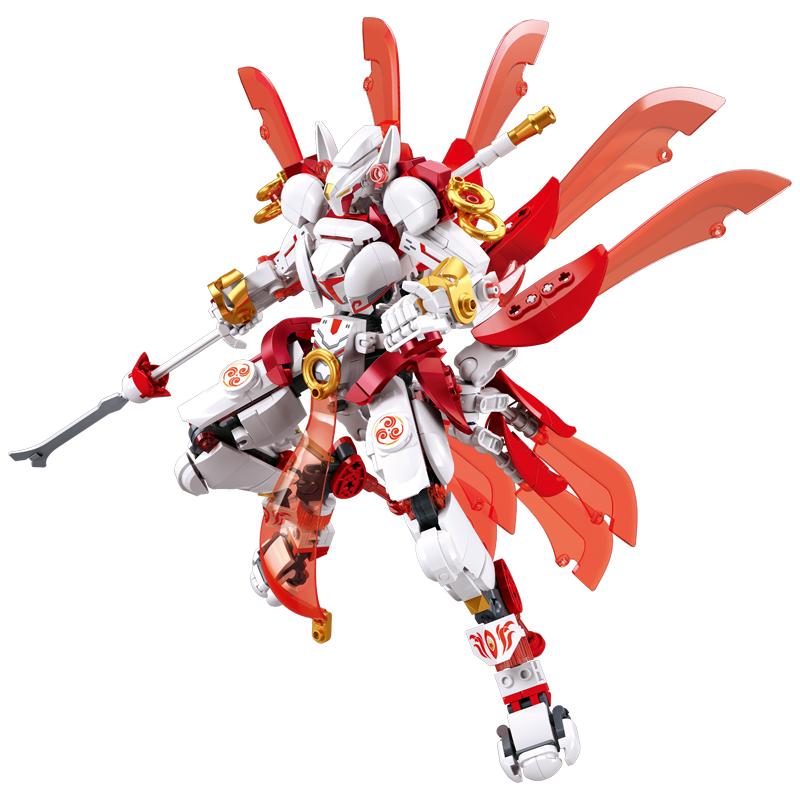 Sluban Black Myth Story Schaalmodel Mecha onsterfelijke Robot Reis naar het Westen Karakter Sun Wukong God Bouwsteen Vriend Speelgoed Cadeau Cadeaus