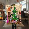 The Flintstones Flannel Blanket, High quality Comfortable for All Seasons, Home Decor, Warmth and Comfort