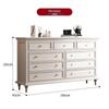 American Solid Wood Multi-Drawer Storage Chest for Bedroom & Living Room