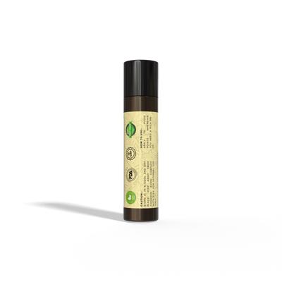 Rotolo di miscela di olio essenziale anti-ansia su lavanda, arancia selvatica e vaniglia