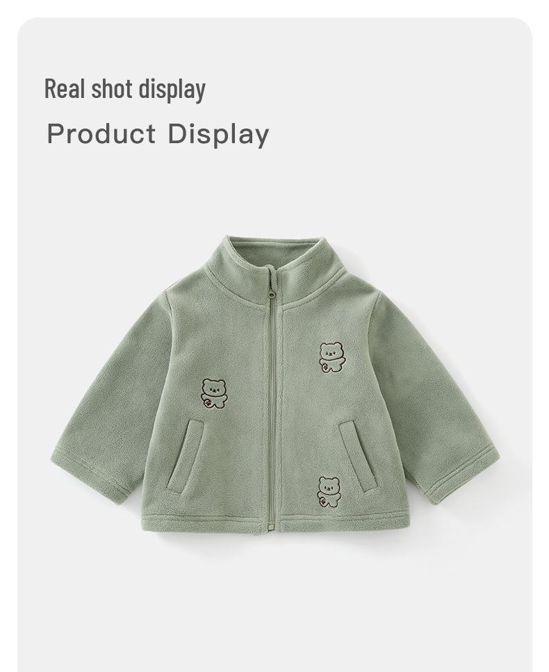DUUDUU 2025 Korean Style Fleece-Lined Thermal Underwear for Children: Class A Autumn/Winter Baby Clothes
