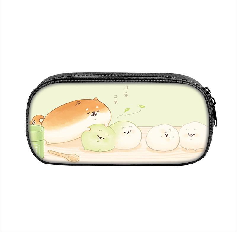 Sumikkogurashi Character Pencil Case With Large Capacity Nylon Storage Bag For Students