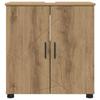 Bathroom Cabinet with Storage Artisan Oak Finish 61 x 35 x 64 cm