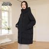 Xue Zhong Fei Women's Long Hooded Winter Down Jacket