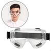 Safety Goggles Transparent Protective Eyewear for Cycling Outdoor Sports Black
