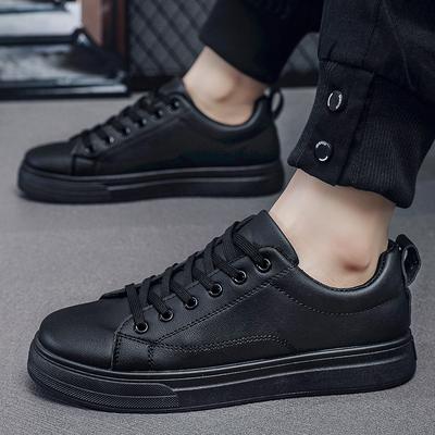Chaussures décontractées pour hommes, nouvelles chaussures blanches tendance pour étudiants, printemps et automne, chaussures simples pour hommes