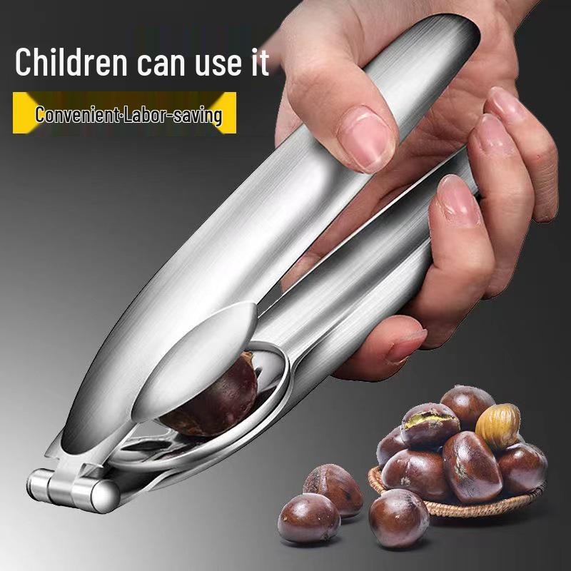 Chestnut Peeling Tool - Opener, Knife, Clip & Scissors for Easy Shell Removal