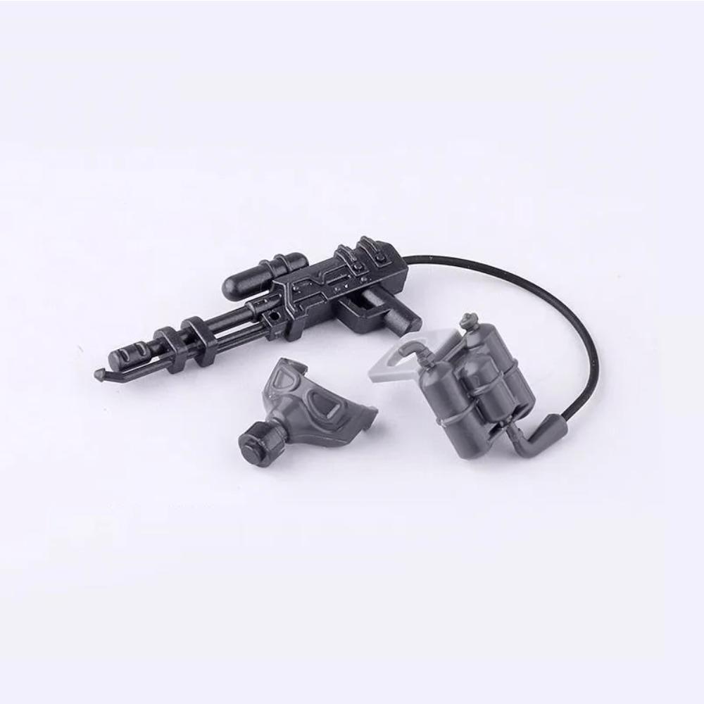 

WW2 Flame-Thrower Soldiers Military Weapon MOC Mini Action Figures Building Blocks Toys For Children Assemble Army Guns Gifts зелений