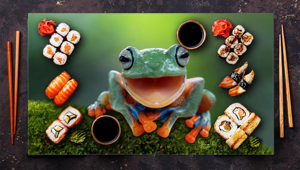 Szklana płyta ochronna na kuchenkę 90x52 Żaba