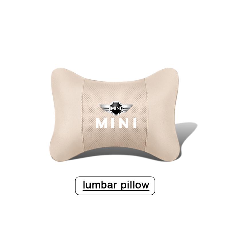 5 Color Car Headrest/Lumbar Support Car Neck PillowFor MINI Cooper R56 F56 R50 JCW Cabrio Aceman Countryman Clubman Roadster Uylez55