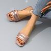 Foreign trade flat-bottomed casual slippers women's summer 2025 new models with soft bottom fashion outer wear sandals women