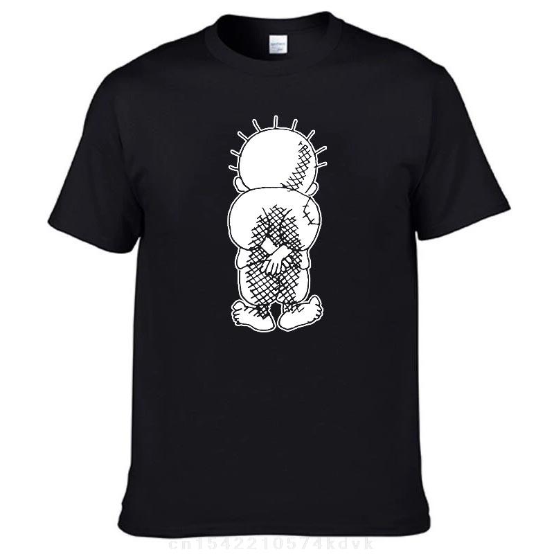 Handala in White T-Shirt anime shirts graphic tee blanks plus size clothes t shirt men S разноцветный