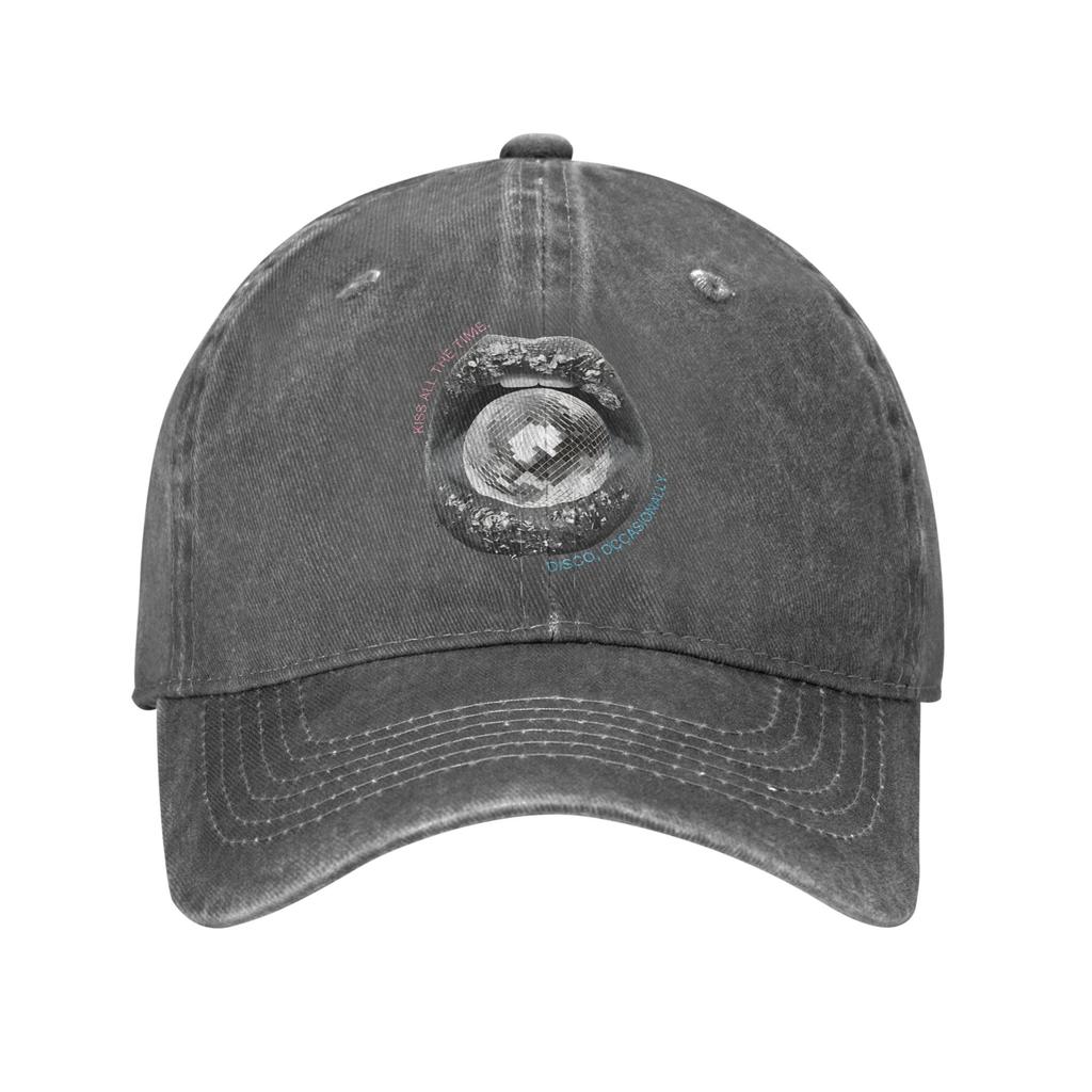 Baseball Cap Kiss All The Time Disco, Occasionally 2026 Summer Trucker Hat Women Unisex Design Kpop Rock High Quality Baseball Cap