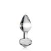 Glass Anal Plug - Pipedream - Icicle N° 44 - Tapered Tip - Hypoallergenic - Easy To Clean