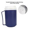 Hot Cold Liquid Beverage Container Insulated Mug with Snorkel Lid for Elderly