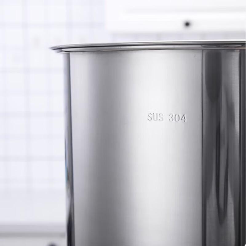 Commercial 75L Thickened Stainless Steel Pot with Lid