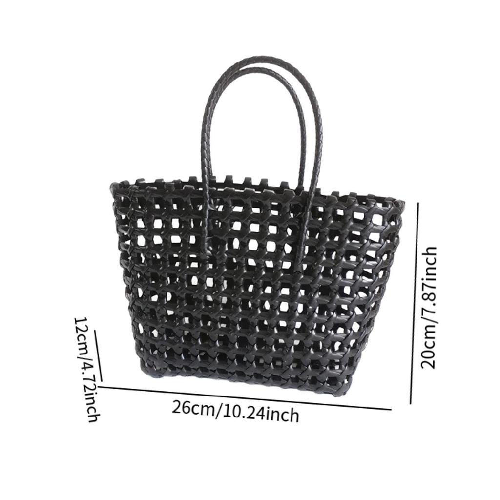 Women's Woven Beach Tote, Ideal for Picnics, Holidays and