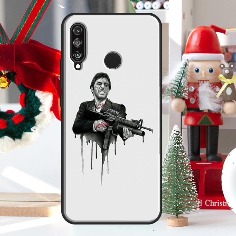 Scarface Tony Montana Film For Huawei Nova 7i 8i 11i 12i 12s Y73 Y70 Y90 Y60 Y72 Y61 Y91 9 10 SE P30 Pro P40 Lite Case