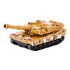 Mini Battle Tank Educational Toy Pull Back Vehicle Simulation Rotating Turret Sturdy PP