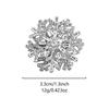 Luxury 2025 Rotating Snowflake Brooch & Suit Pin Corsage