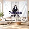 Custom Name Wall Hanging Tapestry,Solo Leveling Decorative Backdrop Tapestry For Dorm Home