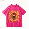 Sommer Punkte Kürbis Mädchen Druck Kinder T-Shirts Mode Straße Kurzarm Outdoor Freizeit Oberteile für Jungen und Mädchen T-Shirts Top