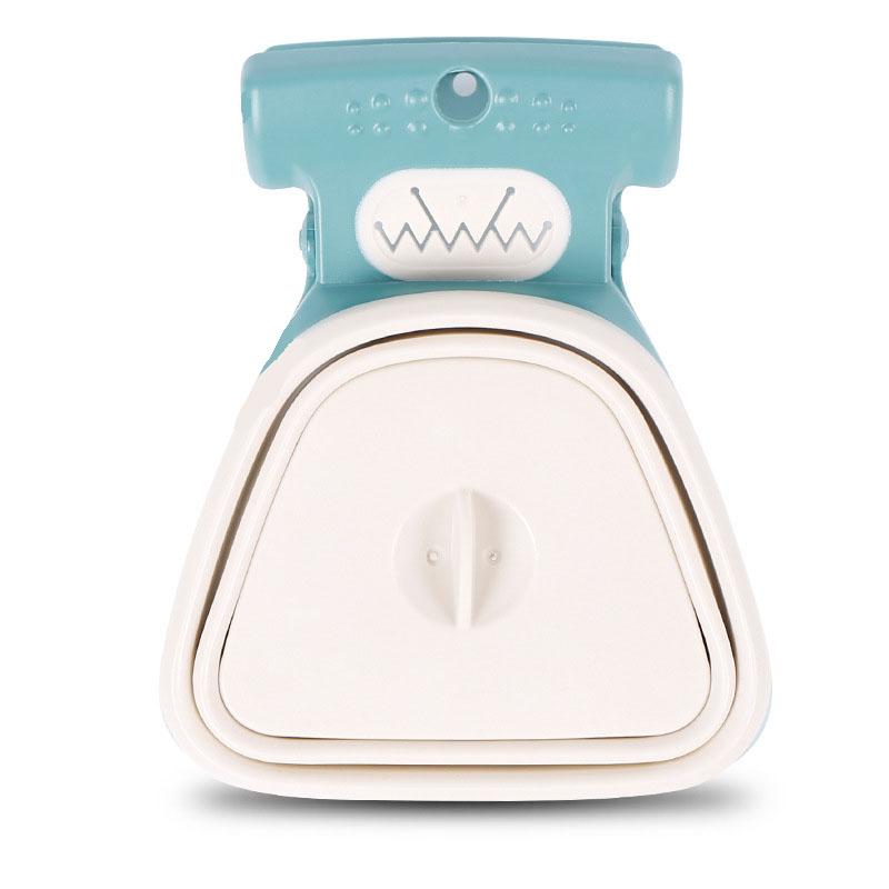 Dog Pet Travel Foldable Pooper Scooper With 1 Roll Decomposable Bags Poop Scoop Clean Pick Up Excreta Cleaner