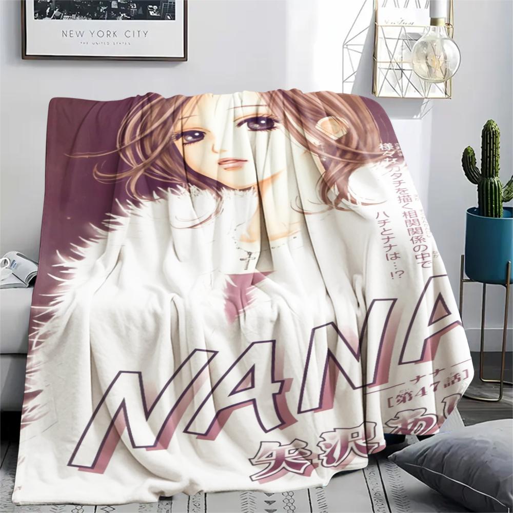 1 ks Flanelová deka s kresleným potiskem, Vysoce kvalitní, Pohodlná pro všechna roční období, Domácí dekorace, Teplo a pohodlí, Perfektní jako vánoční dárek k narozeninám