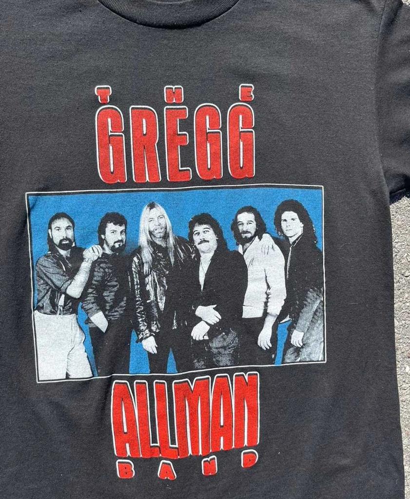 The Gregg Allman band T-shirt black Short sleeve 34 2F515
