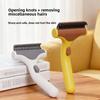 Stainless Steel Blade Dog Hair Removal Brush Anti-Tangle Easy to Grip Dog Detangling Comb Shedding Tool Cat Fur Remover Home Use