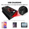 6000W 12V To 110V/220V USB Modified Sine Wave Voltage Transformer Car Adapter Charge Converter LCD Display Solar Power Inverter